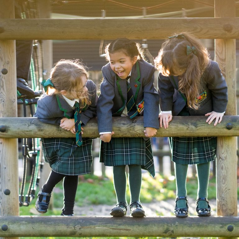 girls on a balance beam